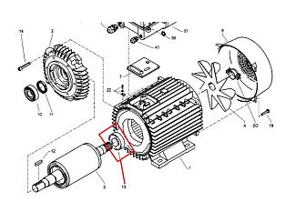 Подшипник 6206-2Z C3 40.538