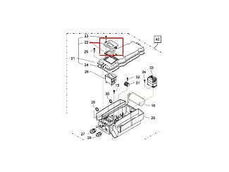 Рамка выключателя с плёнкой 43.453