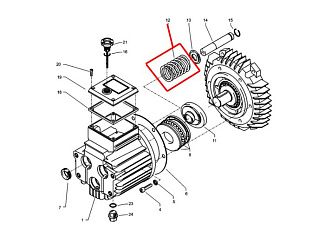Пружина плунжера для QUADRO 599-1200 40.506