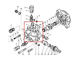 Вентильная головка насоса 42.1633