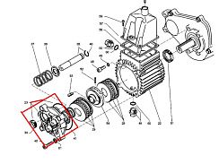 Крышка редуктора 15мм 42.906