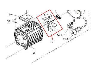 Крыльчатка BG 90 43.319
